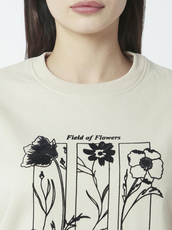 Full Sleeve Graphic Print Women Sweatshirt image number 3