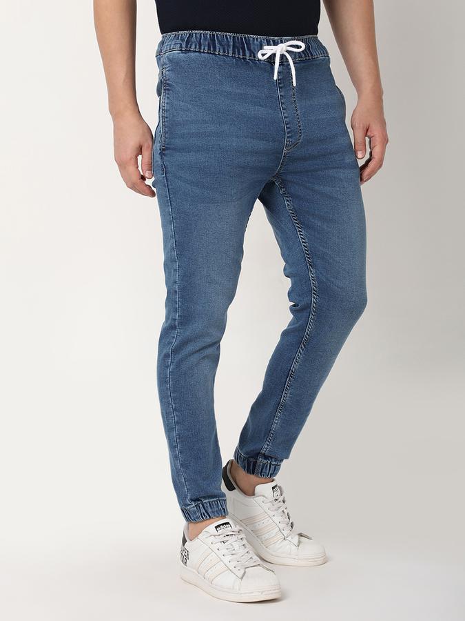 Men Mid-Rise Jogger Jeans image number 2