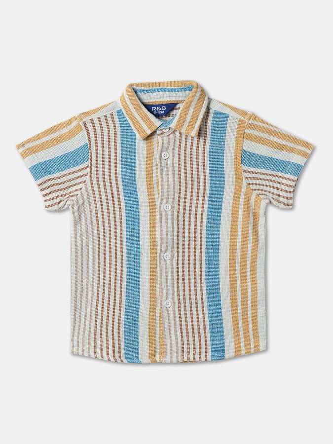 Baby Boys Striped Casual Shirt