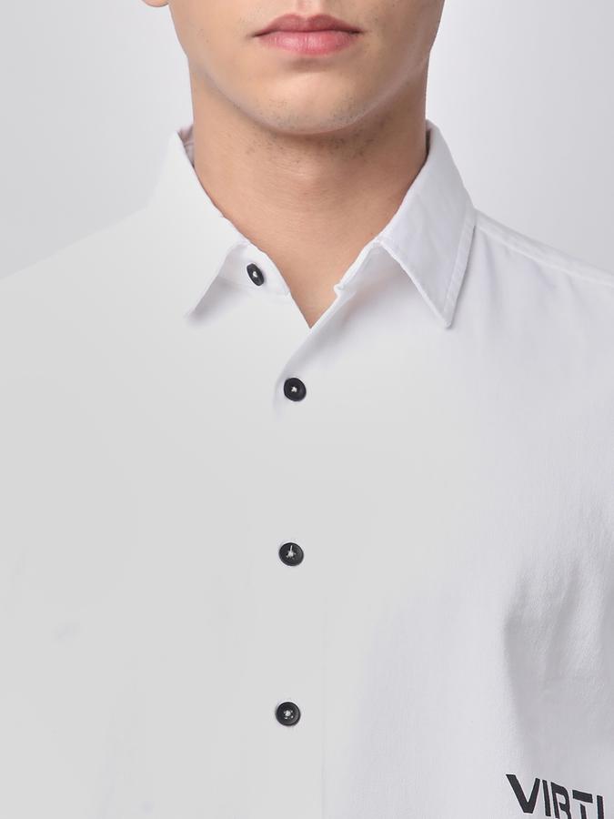 R&B Men Solid Casual Shirt image number 3