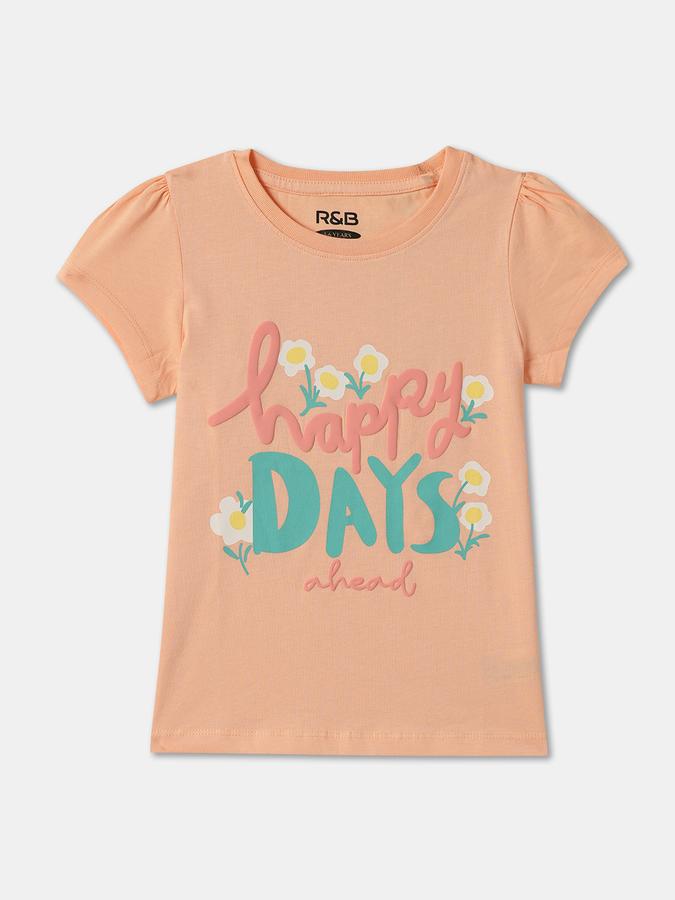 Girls solid T-shirt