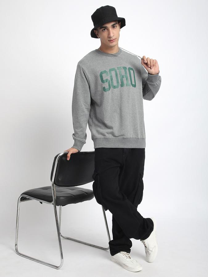 Full Sleeve Solid Men Sweatshirt image number 1