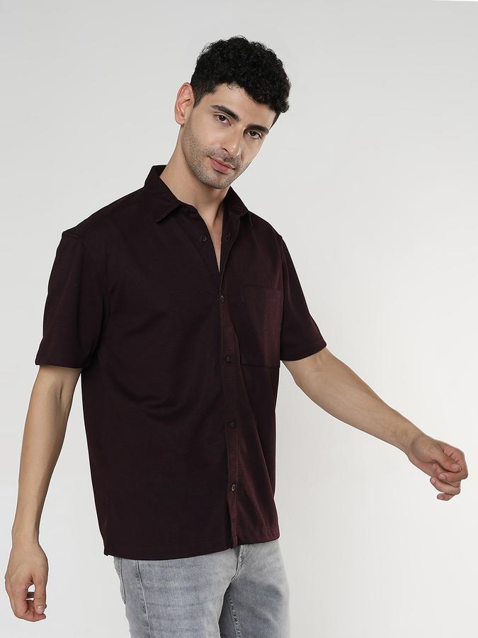 Men Self Design Casual Shirt image number 1