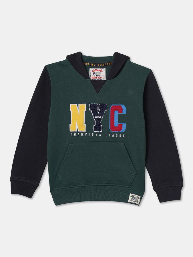 Full Sleeve Embellished Boys Sweatshirt 