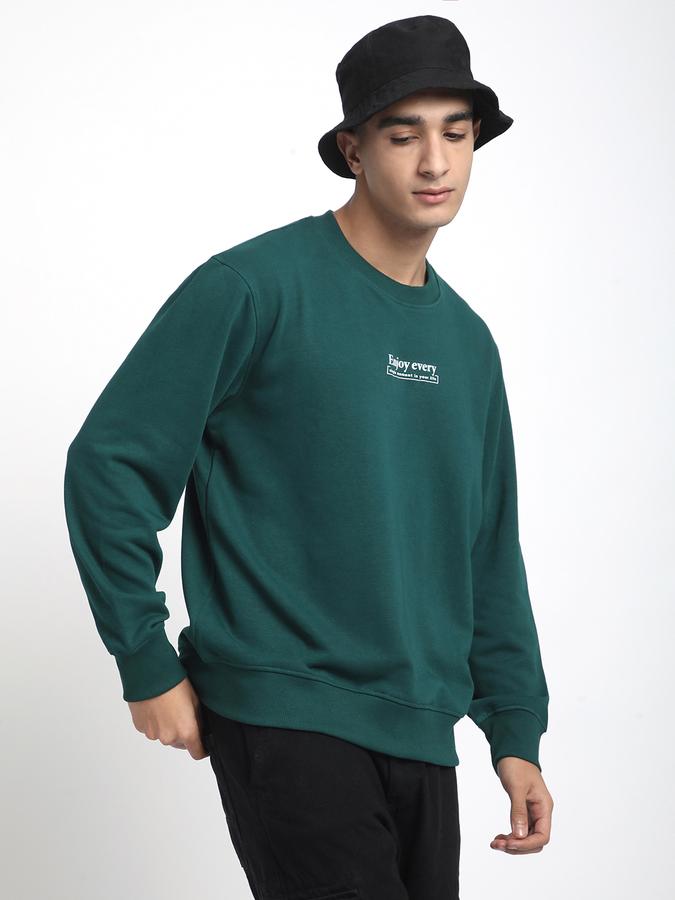 Full Sleeve Solid Men Sweatshirt