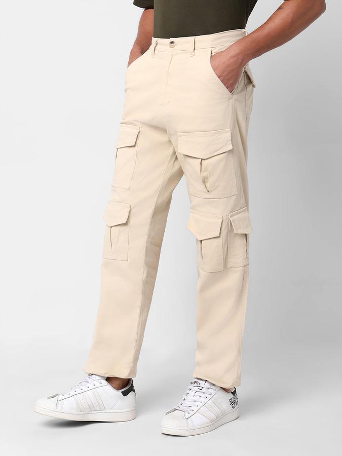 Men Straight Fit Cargo Pants image number 1