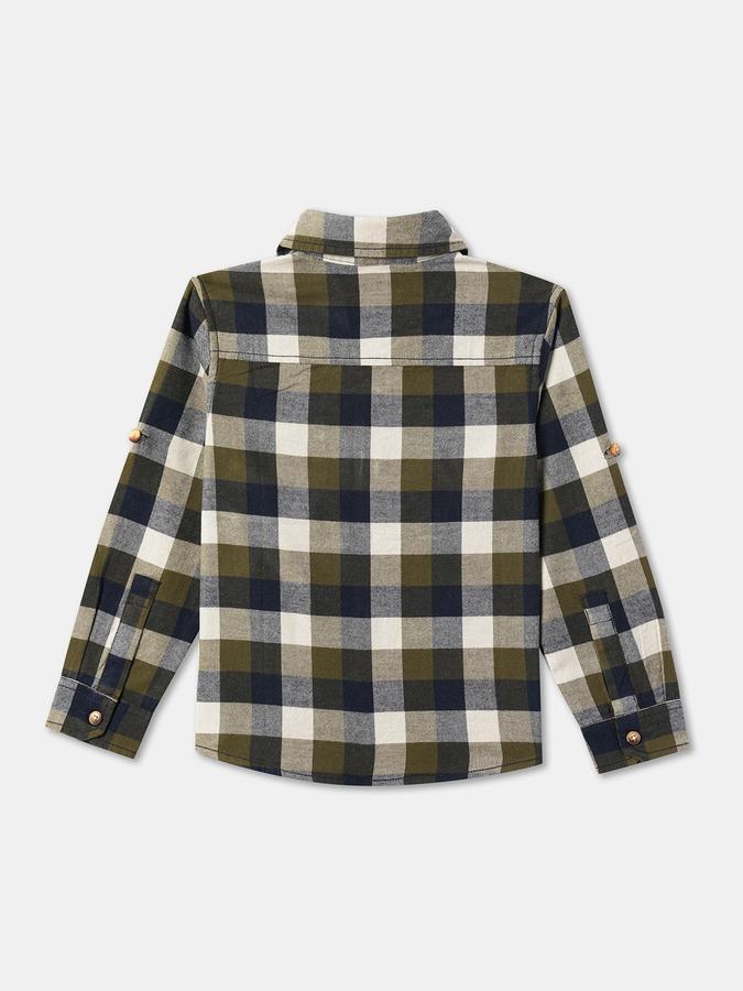 Boys Checkered Casual Shirt image number 1