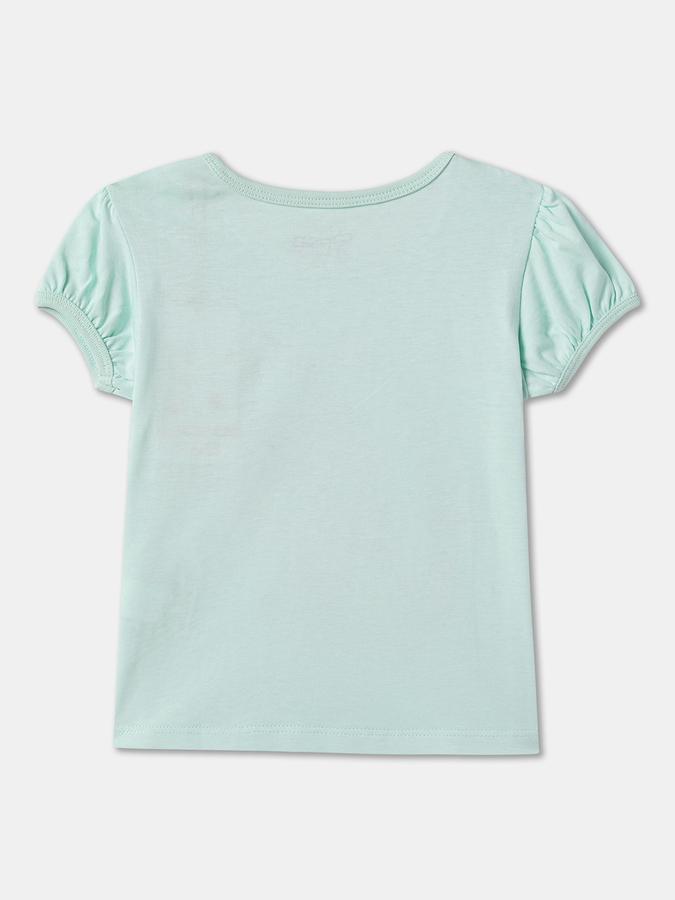 Girls Printed Regular Fit T-Shirt image number 1