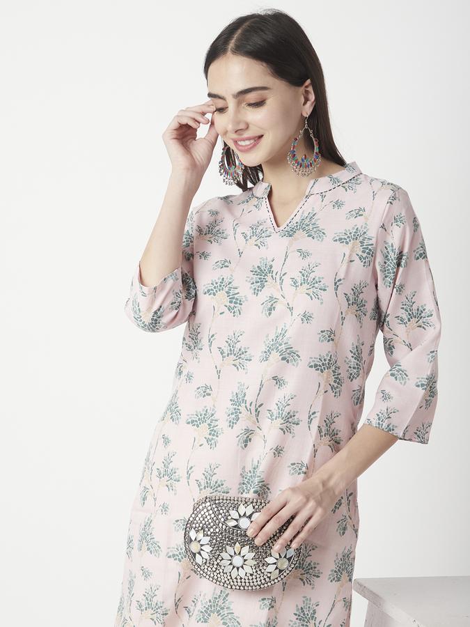 Women Floral Print A-line Kurta 