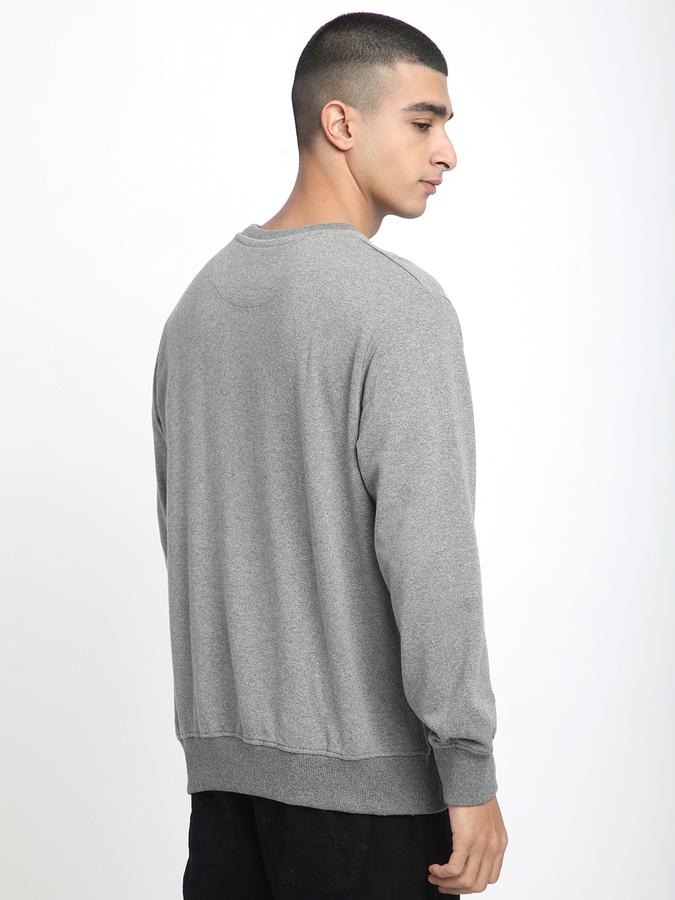 Full Sleeve Solid Men Sweatshirt image number 2