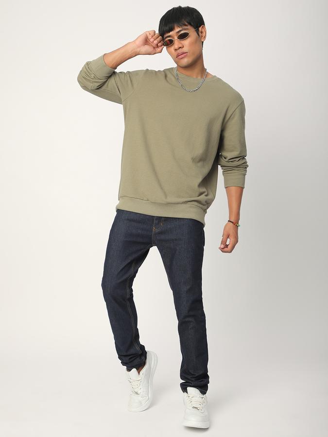 Full Sleeve Solid Men Sweatshirt image number 1