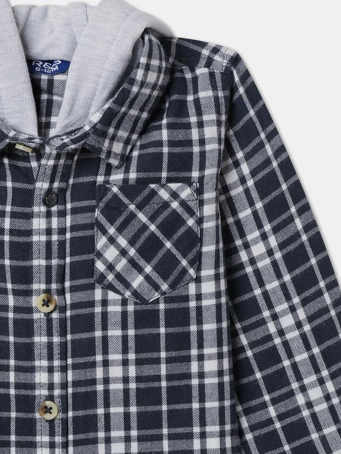 Baby Boys Checkered Casual Shirt  image number 2