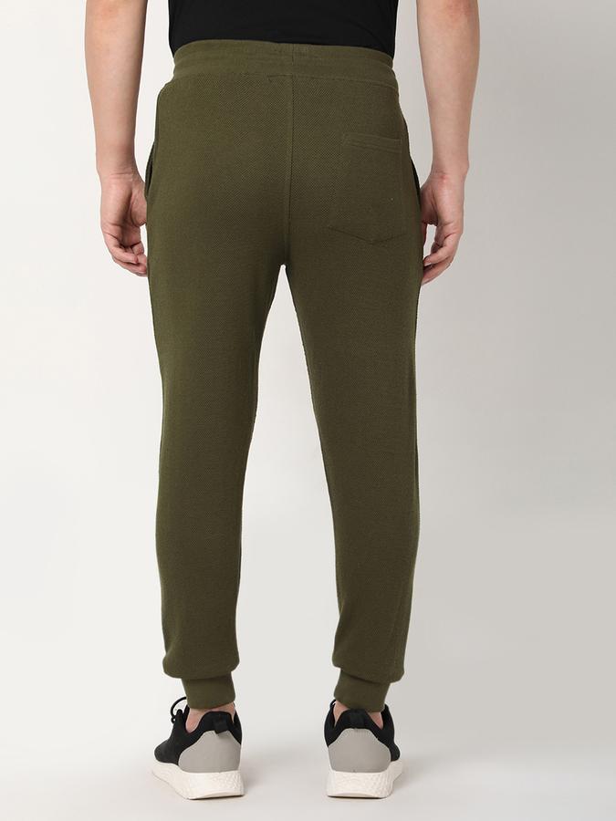 Men Flat-Front Relaxed Fit Jogger Pants image number 3