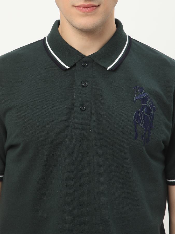 Men Regular Fit Polo T-Shirt image number 3