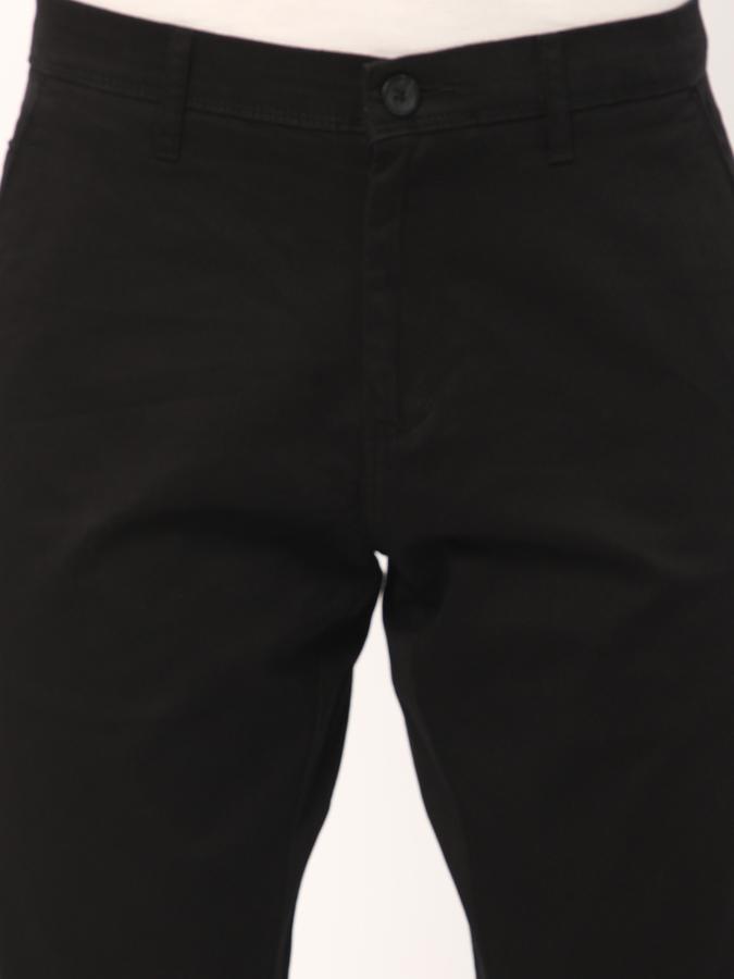 Men Flat-Front Slim Fit Trousers image number 3