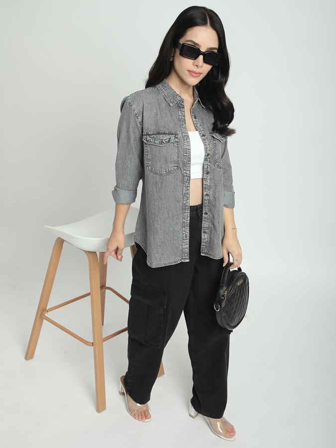 Women Solid Casual Shirt image number 1