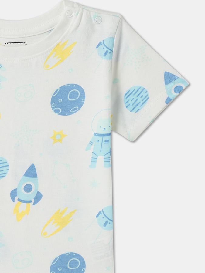 Baby Boys Printed Pure Cotton Regular T Shirt  image number 2