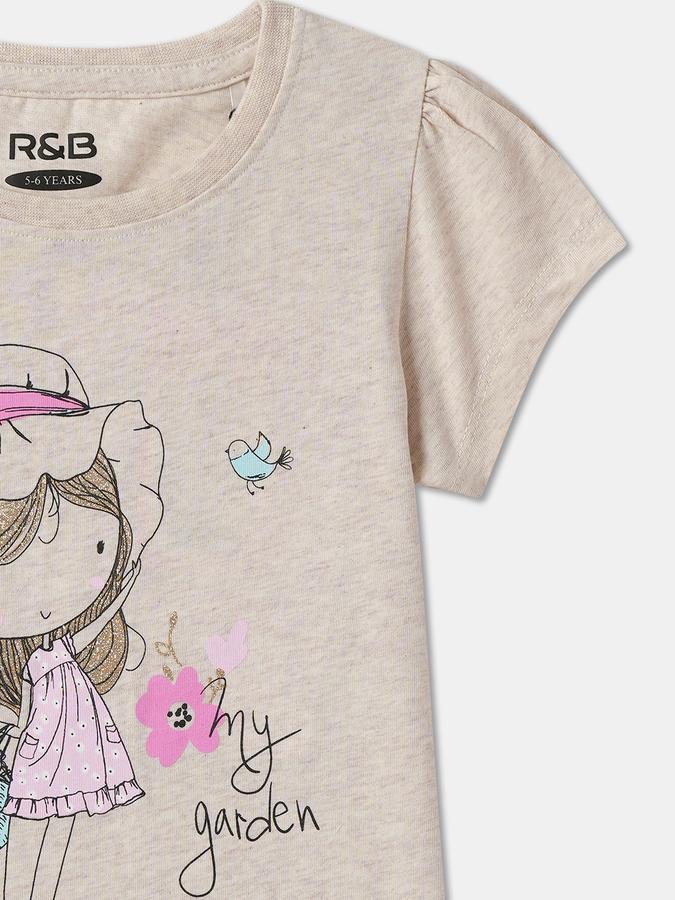 Girls solid T-shirt image number 2