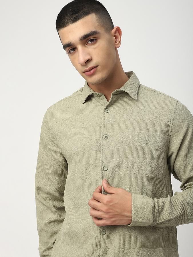 Men Solid Casual Shirt