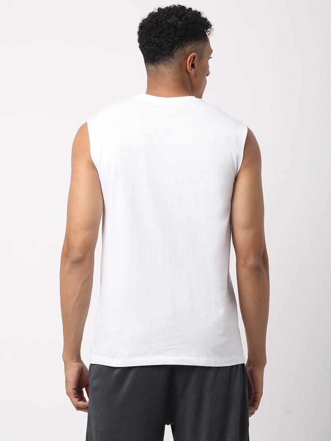 Men Graphic Print Sleeveless Vest image number 2