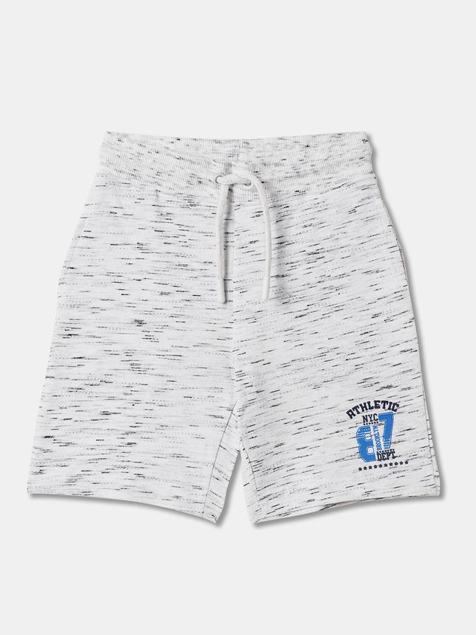 Boys Pack of 2 Typographic Print Regular Fit Shorts image number 2