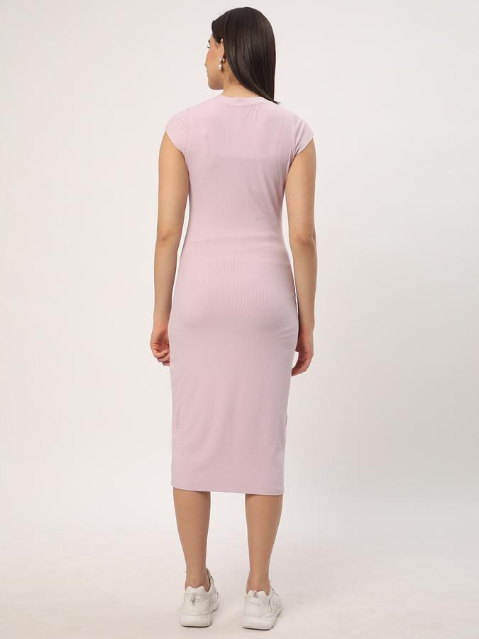 Women High-Neck A-line Dress image number 2