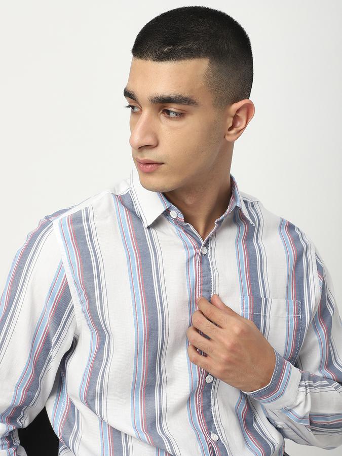 Men Striped Casual Shirt