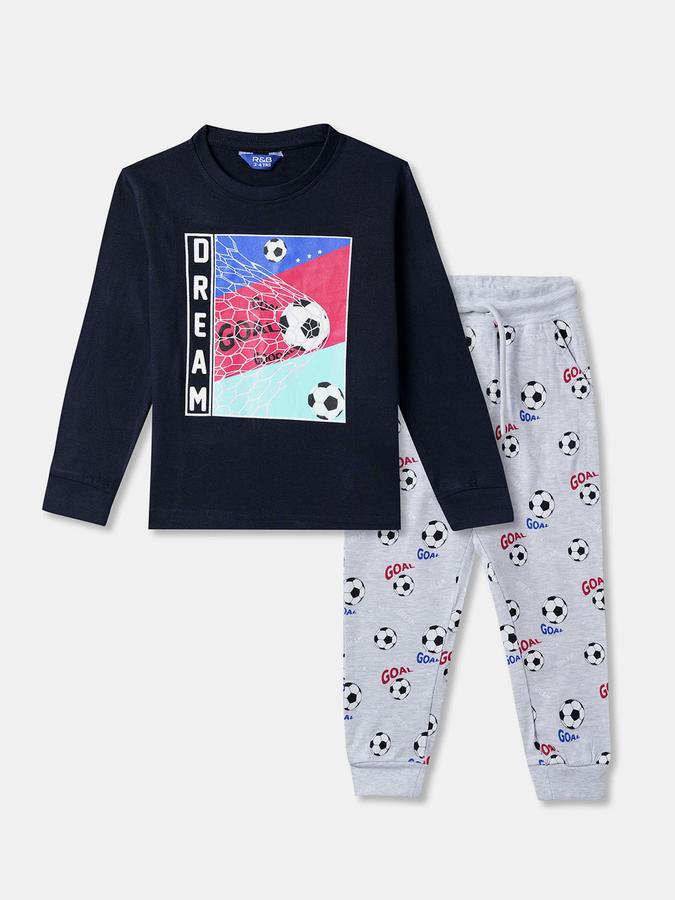 Boys Casual T-shirt Track Pants 