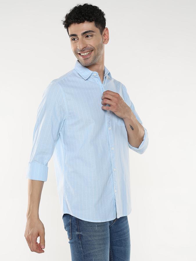 Men Striped Casual Shirt image number 1