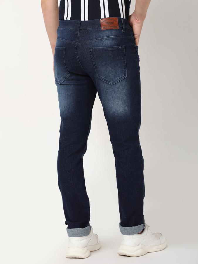 Men Tapered Fit Jeans with 5-Pocket Styling image number 3