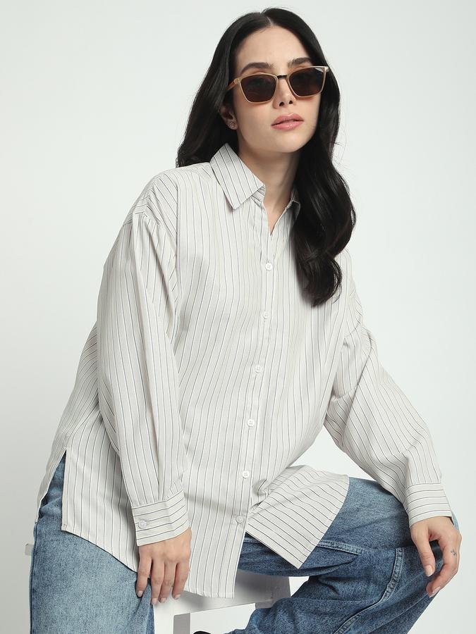 Women Striped Casual Shirt