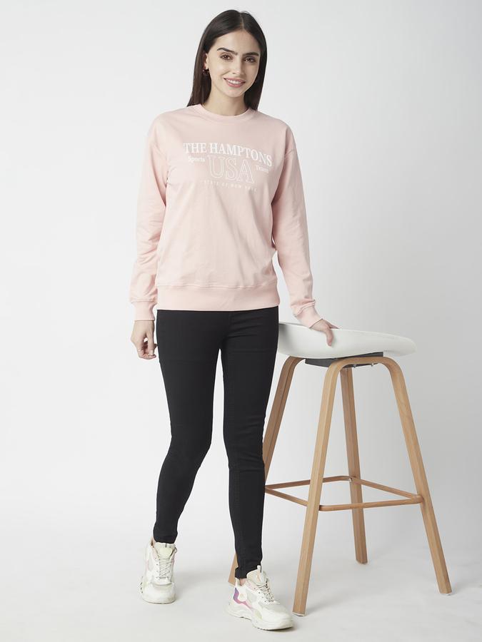 Full Sleeve Solid Women Sweatshirt image number 1