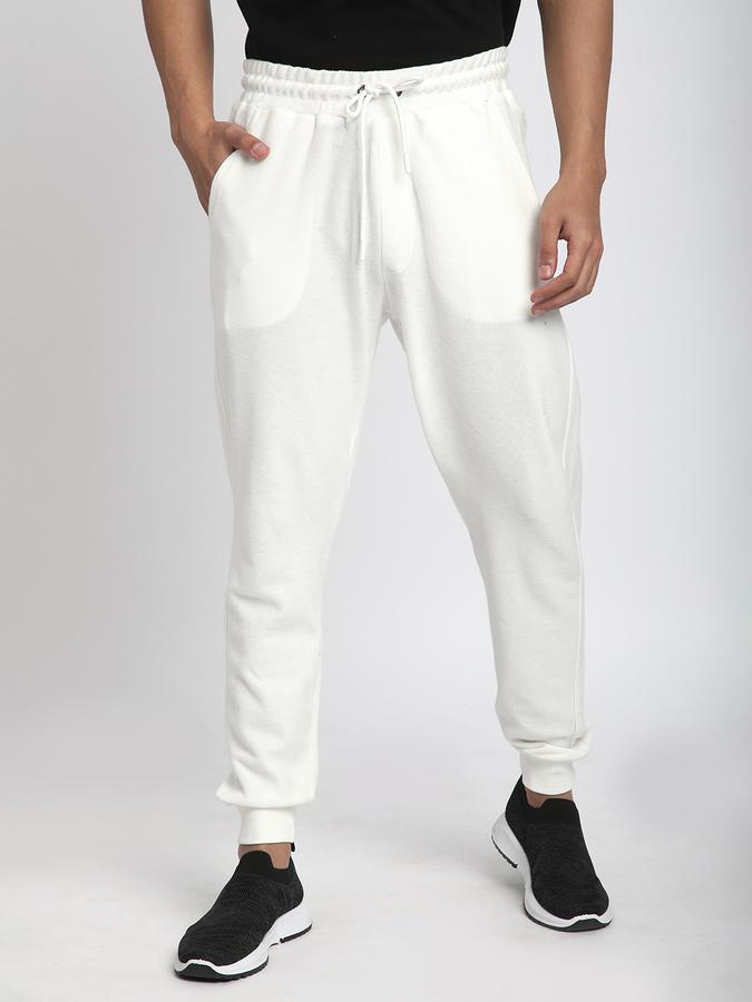 Self Design Men Track Pants