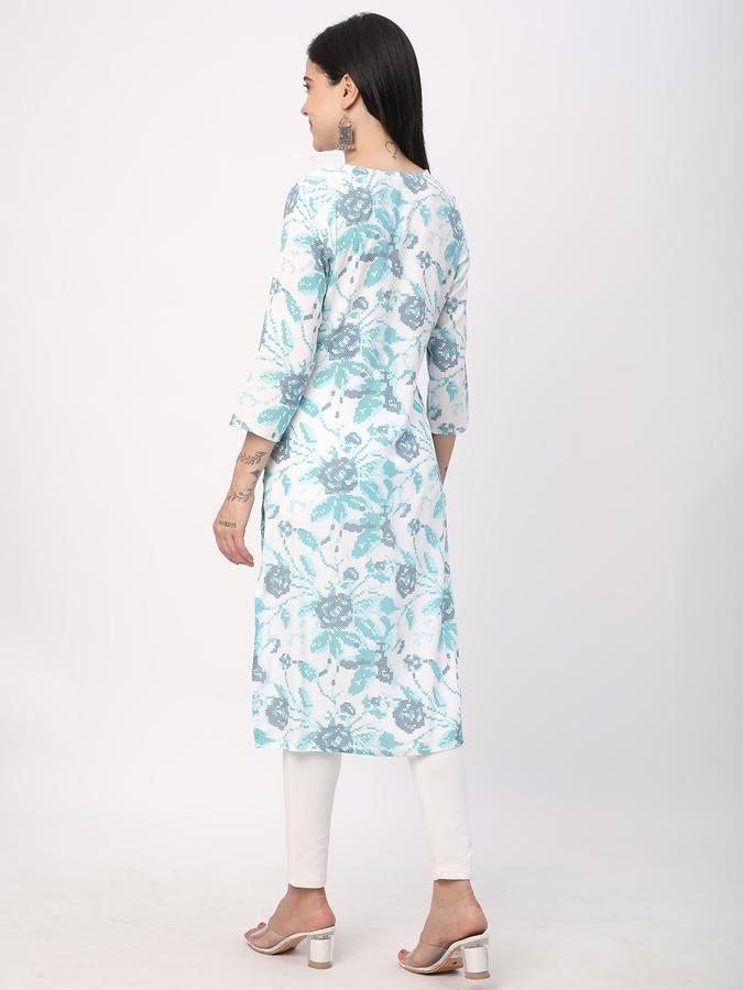 Women Printed A-line Kurta image number 2