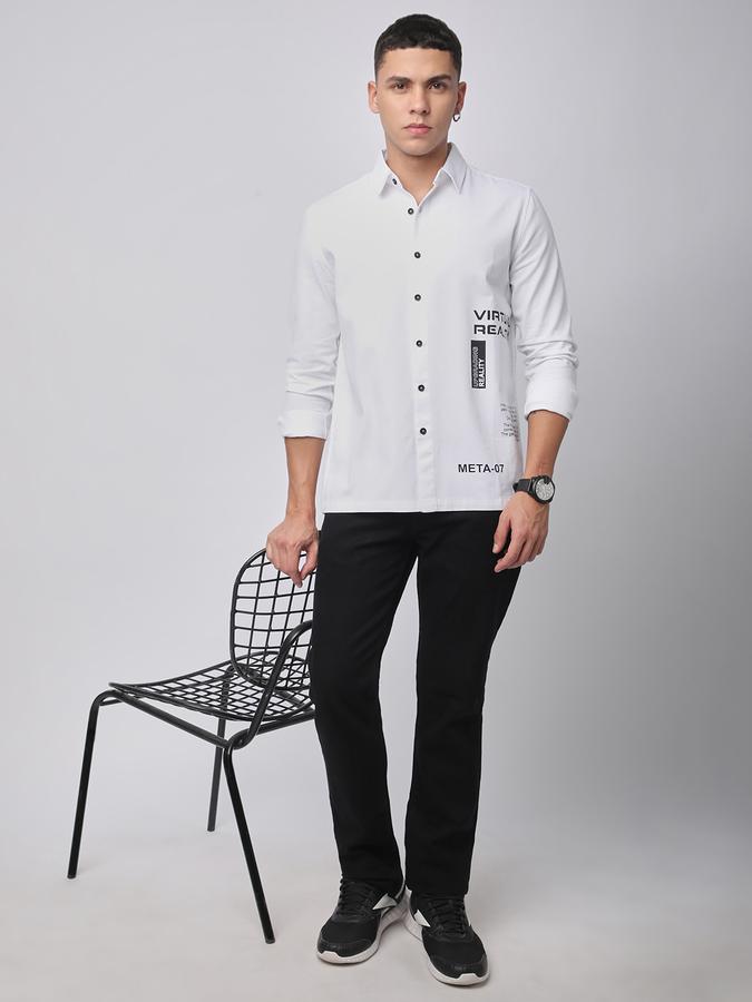 R&B Men Solid Casual Shirt image number 1