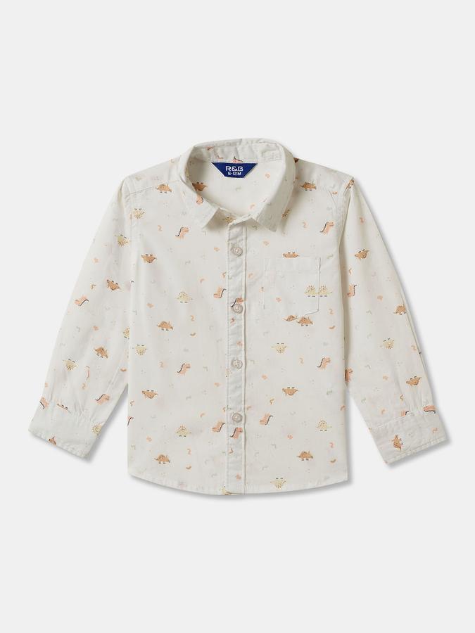 Baby Boys Printed Casual Shirt