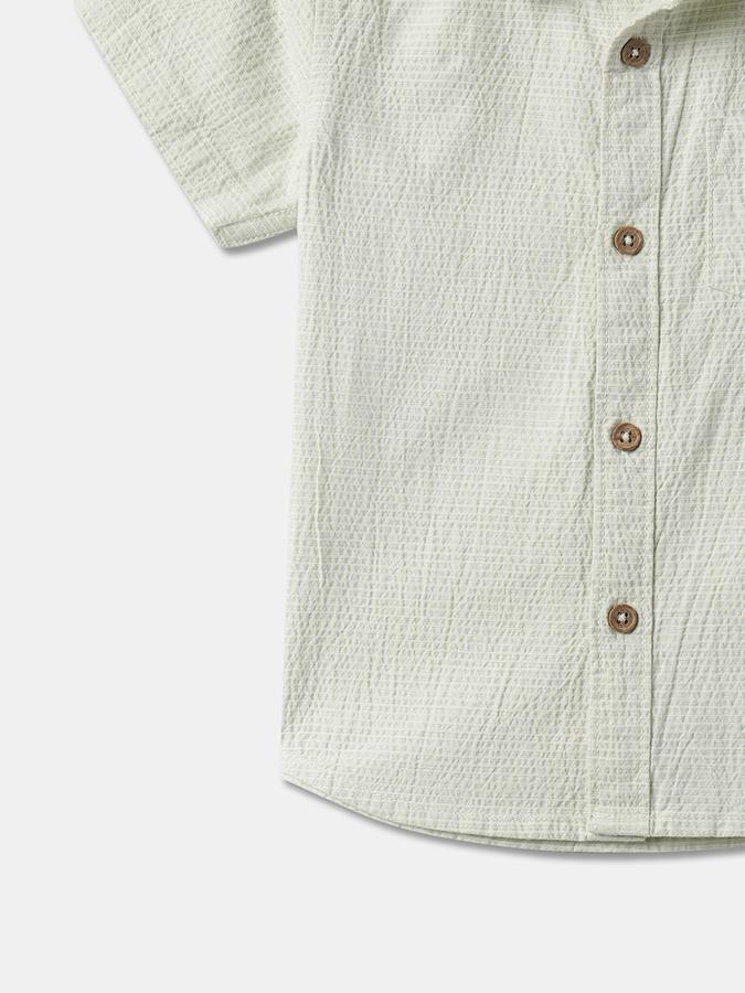 Boys Striped Regular Fit Shirt image number 3