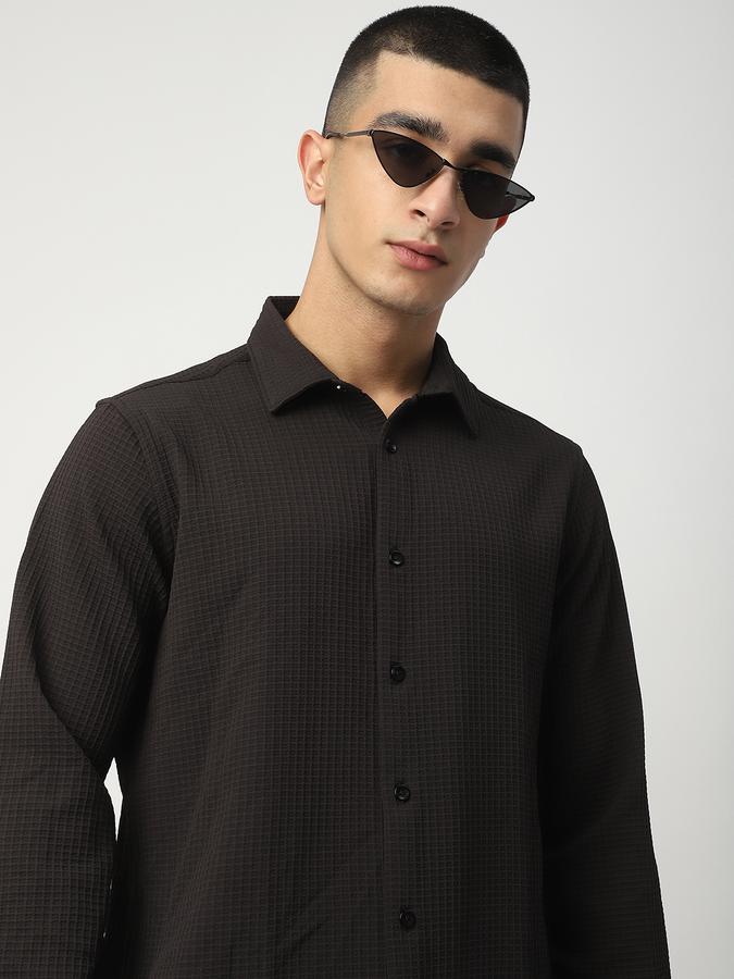 Men Solid Casual Shirt