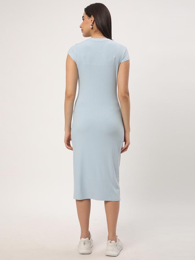 Women High-Neck A-line Dress image number 2