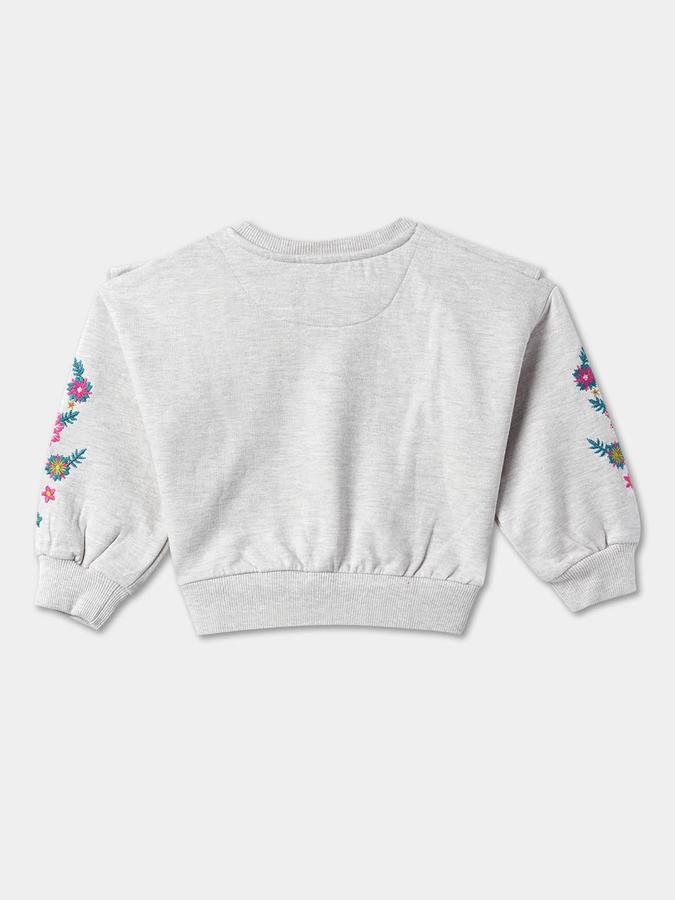 Full Sleeve Printed Girls Sweatshirt image number 1