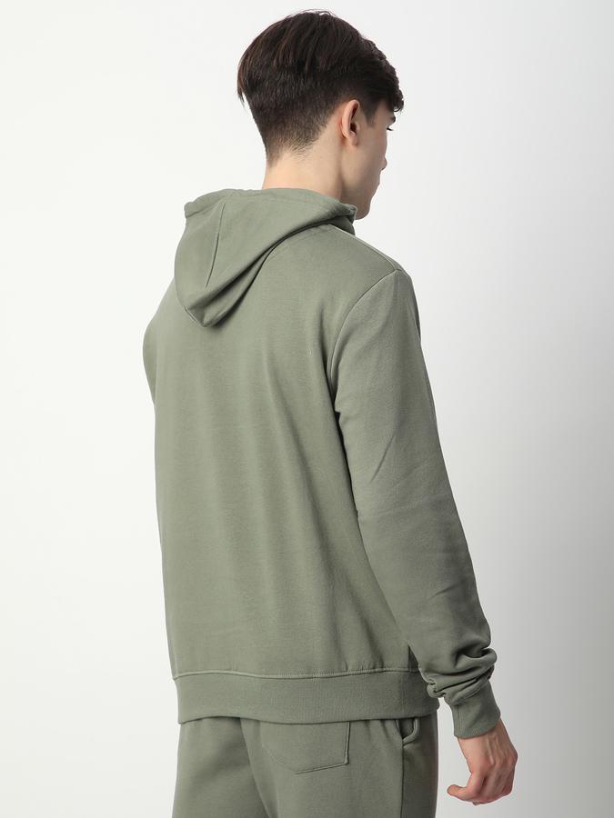 Full Sleeve Solid Men Sweatshirt image number 2