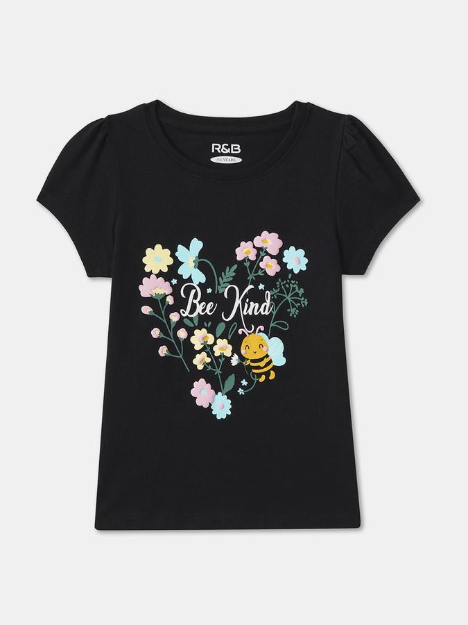 Girls solid T-shirt