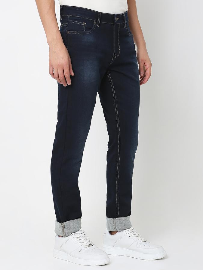 Men Slim Fit Stretchable Jeans image number 2