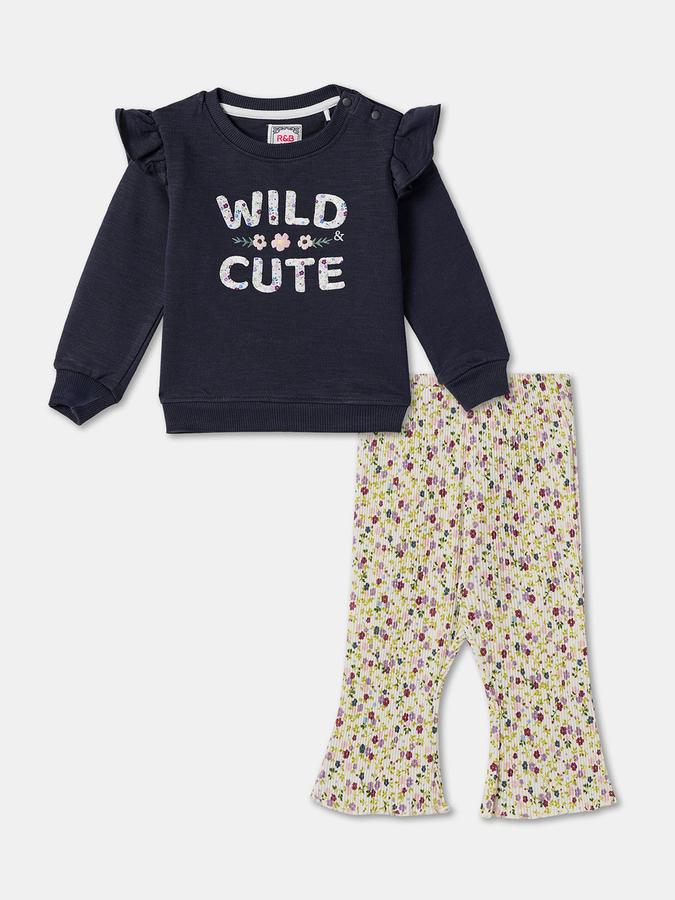 Baby Girls Casual Sweatshirt Trouser 