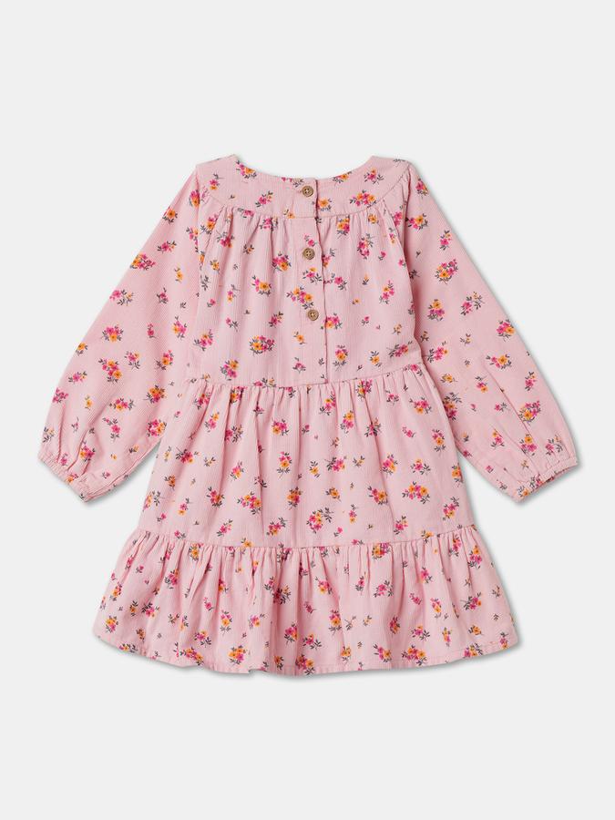 Baby Girls Midi/Knee Length Casual Dress 3/4 Sleeve image number 1