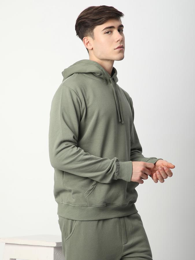 Full Sleeve Solid Men Sweatshirt