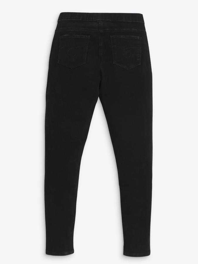 Girls Mid-Rise Tapered Jeans image number 2