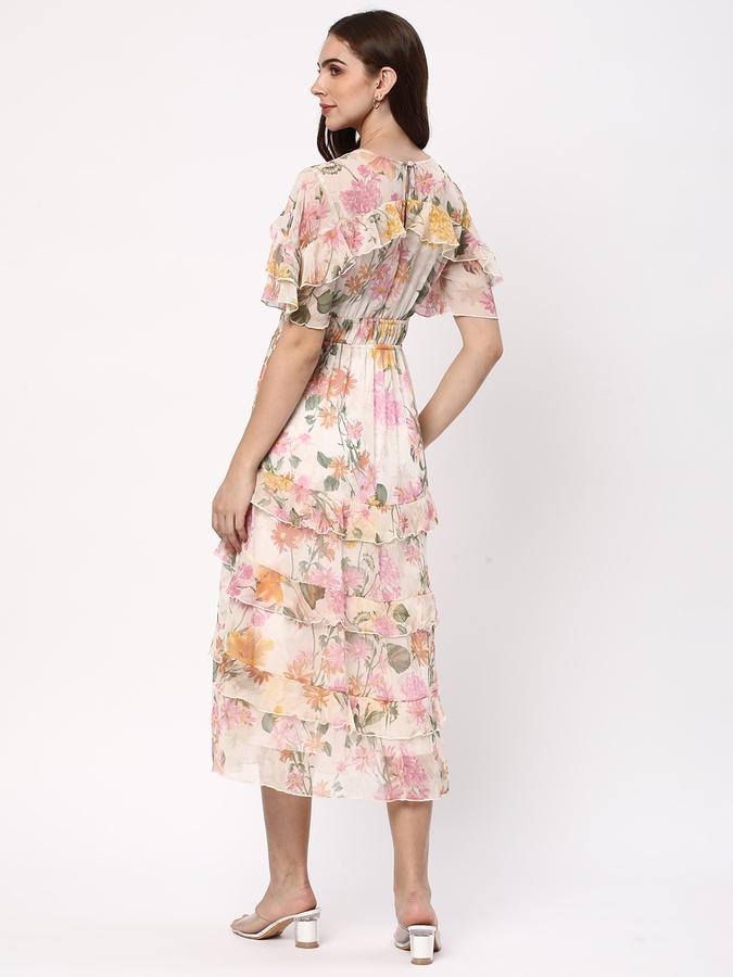 Floral Print A-Line Dress image number 2