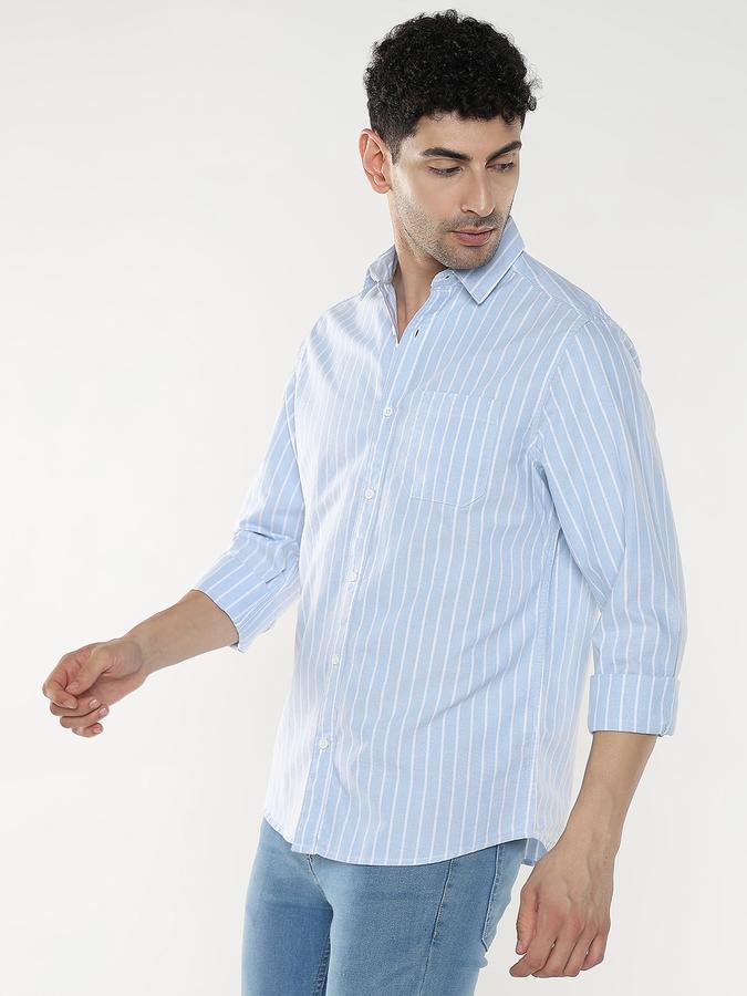 Men Striped Casual Shirt image number 2