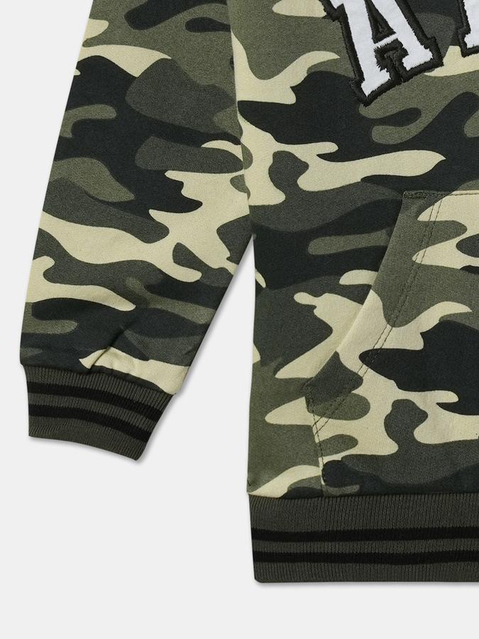 Full Sleeve Camouflage Boys Jacket image number 3